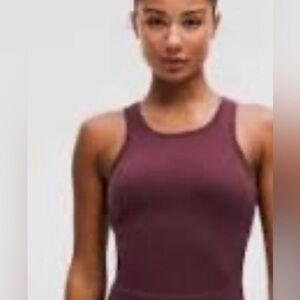 Lululemon ebb to street crop size 6 rock wood is color name